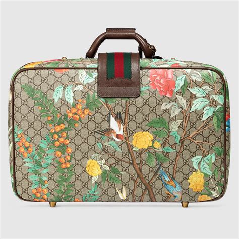 Gucci GG Supreme Tian Suitcase 